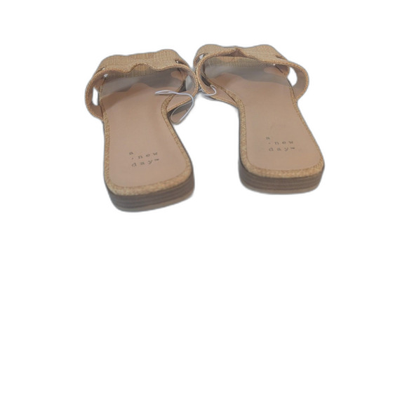 Women's A New Day Nina Sandals Tan Size 8 W - Picture 2 of 6